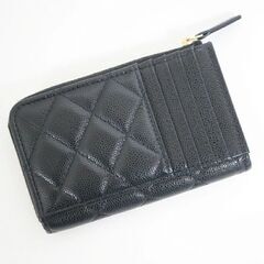 br5358tm【CHANEL】フラグメントケース　マトラッセ　キャビアスキン　AP3179の画像
