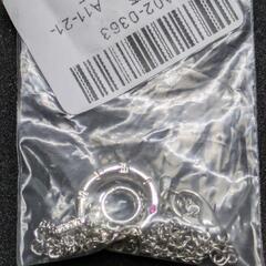 (新品)ネックレス]真ん中ホワイト]