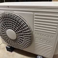日立　ルームエアコン　白くまくん　2018年製　14畳用　室内機分解クリーニング済みの画像