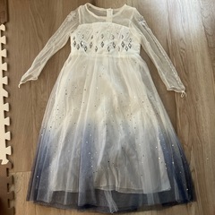 無料　アナ雪2 エルサ風ドレス　120の画像