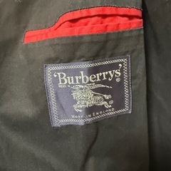 希少美品　Burberry ヴィンテージ　フード　ステンカラー　コート　赤レッドの画像