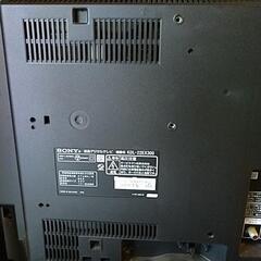 壊れた液晶テレビの画像