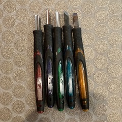彫刻刀　5本セット
の画像