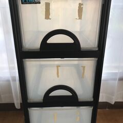 収納ケース（プラスチック）　引出5段の画像