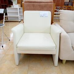 リユースのサカイ太田店★ジモティ割あり★  ソファー ホワイト H72×D67×W70 クリーニング済み OJ10553の画像