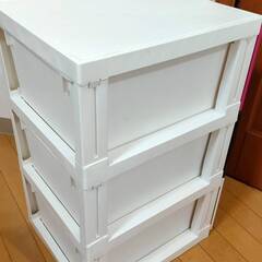 3段収納ボックス　の画像