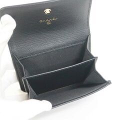 kt14602tm【CHANEL】カードケース　カーフスキン　A84071の画像