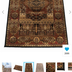 アクメ　ラグ　 200×145cm 使用感あり 無料で差し上げますの画像