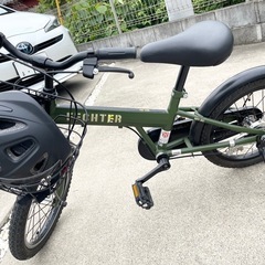 自転車　キッズ フェクター FECHTER 18インチ カーキの画像