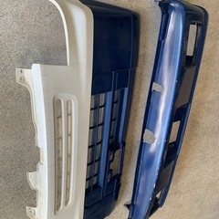発送不可　エブリィバン　DA64V 色替中古バンパー前後セット　ステー破損なし   エブリイ　NV100クリッパーバン　スクラムバン他の画像