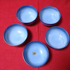 【新品】青い食器5個セットの画像