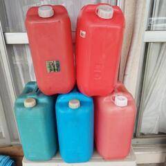 灯油ポリタンク18L 5本セットの画像