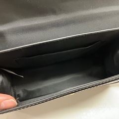 A 2508-456 クロコダイル調 バック 中古美品の画像