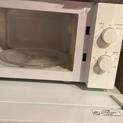 冷蔵庫+電子レンジの画像