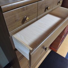 チェスト7段130cm高の画像