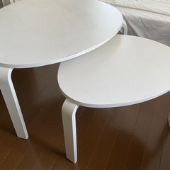 IKEA 
ネストテーブル2点セットの画像