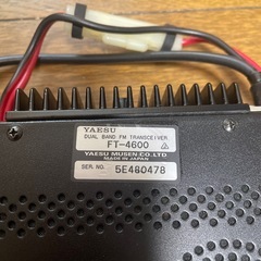 YAESU FT-4600 デュアルバンドFMトランシーバー　本体のみ　ほぼ新品
の画像