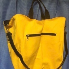 黄色.黒会員限定リバーシブルトートバッ グ の画像