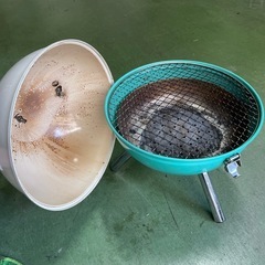東W#447 燻製器 アウトドア BBQ キャンプ ドーム型 可愛い の画像