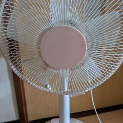 ♪薄ピンクの扇風機♪の画像