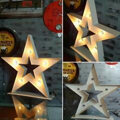 アメリカン ヴィンテージStyle/
STAR（ホワイトグレーアイボリー）
AMERICAN STAR 電飾/
#店舗什器
#星型
#スターオーナメント
#インテリアの画像