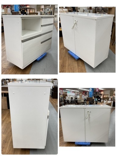 ジモティー限定価格！S110⭐ NITORI ニトリ キッチンカウンター (リガーレ120) ソフトクローズ搭載 USED