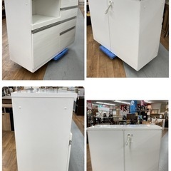 ジモティー限定価格！S110⭐ NITORI ニトリ キッチンカウンター (リガーレ120) ソフトクローズ搭載 USEDの画像