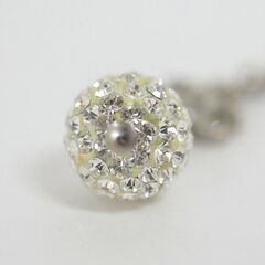 kt14803tm【CHANEL】ネックレス　ラインストーン×ココマーク　B11Pの画像