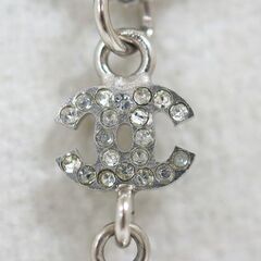 kt14803tm【CHANEL】ネックレス　ラインストーン×ココマーク　B11Pの画像