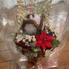 クリスマス　　造花　インテリアの画像