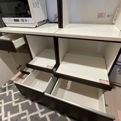 【受渡し者決定】NITORI 食器棚、キッチン収納の画像