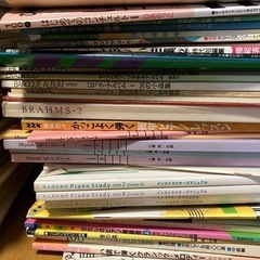 決まりました。ピアノの楽譜たくさんの画像