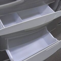 (②★1台限り★ジモティー特典あり★冷凍室の整理がしやすい）アクア　４ドア冷蔵庫３５５L　２０１９年製　AQR-H36H　60ｃｍ幅　真ん中2段冷凍室　シルバー　高く買取るゾウ八幡東店の画像
