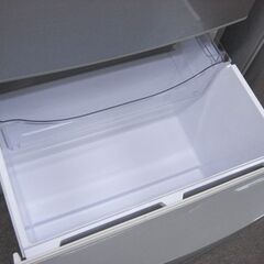 (②★1台限り★ジモティー特典あり★冷凍室の整理がしやすい）アクア　４ドア冷蔵庫３５５L　２０１９年製　AQR-H36H　60ｃｍ幅　真ん中2段冷凍室　シルバー　高く買取るゾウ八幡東店の画像