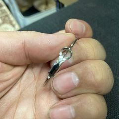 メーカー不明　フープピアス　直径3.5㎝くらいの画像