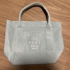 BILLA BONG コーデュロイ ミニトートバッグの画像
