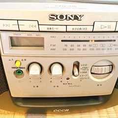 CD・カセット・ラジオが全部聴ける、SONYの多機能プレーヤー【CFD-S15】の画像