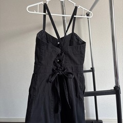 黒のデニムワンピース（S）の画像