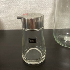 ガラスポット　ガラス醤油さし　ガラス密閉容器の画像