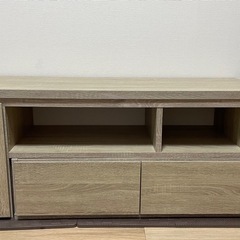 テレビ台（収納棚）と鏡のセット