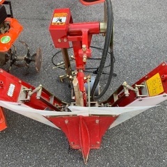 耕運機 クボタ Midy TMA21 & 旭陽工業 管理機 畝立て イチゴ パタパタ成型機の画像