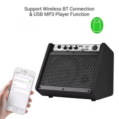 アンプ DM20 20W BT スピーカー パーソナルモニターアンプ 電気ドラムの画像