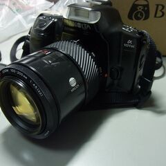 MINOLTA α101si ブラック フィルムカメラ100～200レンズ送料込 の画像