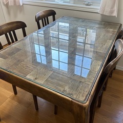 クラッシュゲート　関家具　ダイニングテーブルセットの画像