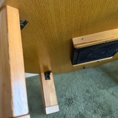 こたつ付き　円形　テーブルの画像