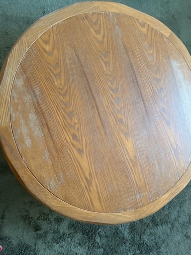 こたつ付き　円形　テーブル