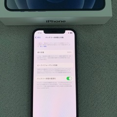 iPhone12 128GB バッテリー交換済の画像
