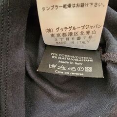 新品■正規GUCCI■グッチ　半袖カットソー　S　黒の画像