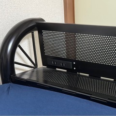 ロフトベッドパイプベッドコンセント付きの画像