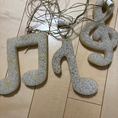 音符のイルミネーションの画像